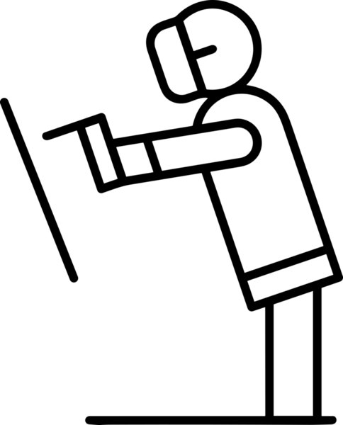 Black and white face mask icon symbol vector illustration in minimal simple style graphic design element for modern artwork clean outline sketch flat pictogram abstract template contour editable isolated digital png format for web ui