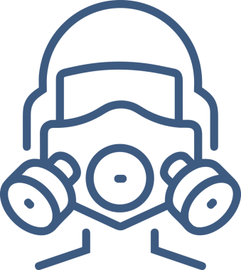 Black and white face mask icon symbol vector illustration in minimal simple style graphic design element for modern artwork clean outline sketch flat pictogram abstract template contour editable isolated digital png format for web ui