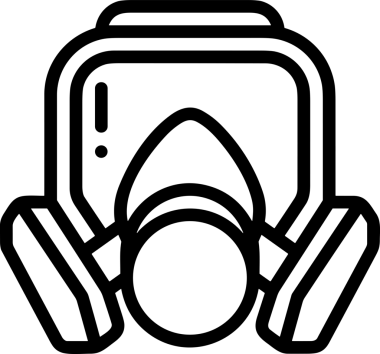 Black and white face mask icon symbol vector illustration in minimal simple style graphic design element for modern artwork clean outline sketch flat pictogram abstract template contour editable isolated digital png format for web ui