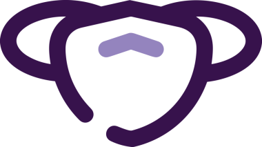 Black and white face mask icon symbol vector illustration in minimal simple style graphic design element for modern artwork clean outline sketch flat pictogram abstract template contour editable isolated digital png format for web ui