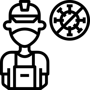 Black and white face mask icon symbol vector illustration in minimal simple style graphic design element for modern artwork clean outline sketch flat pictogram abstract template contour editable isolated digital png format for web ui