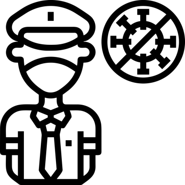 Black and white face mask icon symbol vector illustration in minimal simple style graphic design element for modern artwork clean outline sketch flat pictogram abstract template contour editable isolated digital png format for web ui