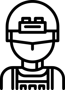 Black and white face mask icon symbol vector illustration in minimal simple style graphic design element for modern artwork clean outline sketch flat pictogram abstract template contour editable isolated digital png format for web ui