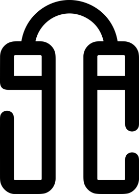 Black and white face mask icon symbol vector illustration in minimal simple style graphic design element for modern artwork clean outline sketch flat pictogram abstract template contour editable isolated digital png format for web ui