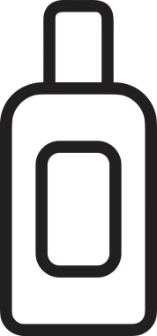 Black and white face mask icon symbol vector illustration in minimal simple style graphic design element for modern artwork clean outline sketch flat pictogram abstract template contour editable isolated digital png format for web ui