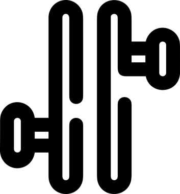 Black and white face mask icon symbol vector illustration in minimal simple style graphic design element for modern artwork clean outline sketch flat pictogram abstract template contour editable isolated digital png format for web ui