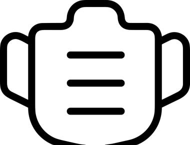 Black and white face mask icon symbol vector illustration in minimal simple style graphic design element for modern artwork clean outline sketch flat pictogram abstract template contour editable isolated digital png format for web ui