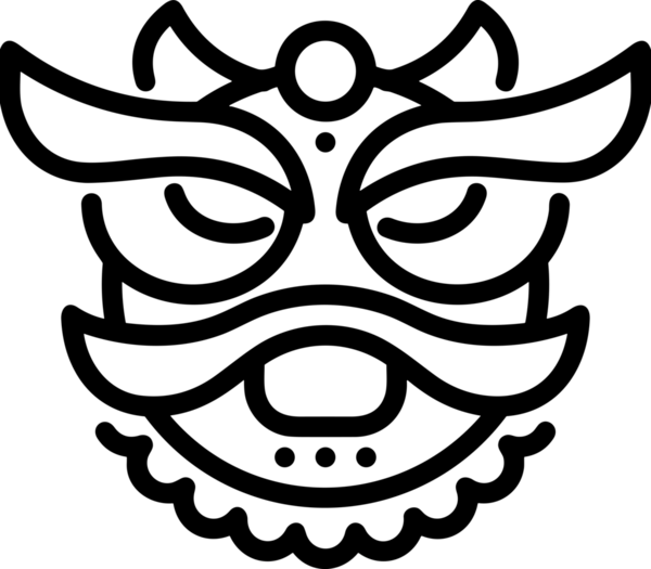 Black and white face mask icon symbol vector illustration in minimal simple style graphic design element for modern artwork clean outline sketch flat pictogram abstract template contour editable isolated digital png format for web ui