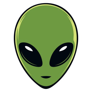 Çizgi film tasarımları, bilim kurgu temaları, dünya dışı görseller, komik karakter simgeleri ve sanat eserleri için mükemmel.