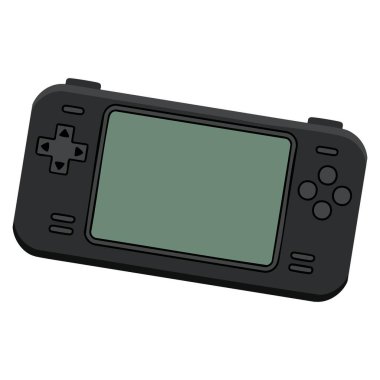 Joystick beyaz arka plan vektöründe izole edildi. Oyun simgeleri, video oyunu kontrolleri, atari tasarımı, eğlence ve dijital teknoloji görselleri için ideal.