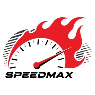 Hız göstergesi, araba vektör çizimi. Otomotiv, araç göstergesi, hız, ulaşım ve araba temalı tasarımlar için mükemmel.