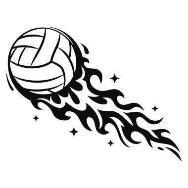 Etkili ikon vektör çizimine sahip voleybol topu. Spor, takım oyunu, atletik, yarışma ve aktif yaşam tarzı temalı görseller için mükemmel.