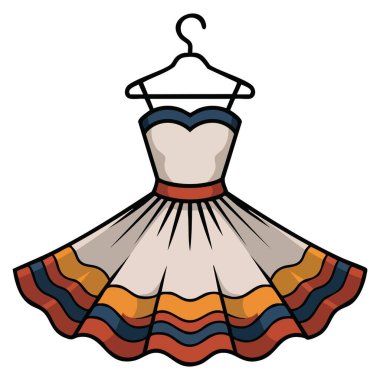 İzole edilmiş Vallenato efsanesi tasviri Kolombiyalı halk kıyafetleri canlı kültürel kimlik giysileri geleneksel müzik vektörü sanatı için mükemmel.