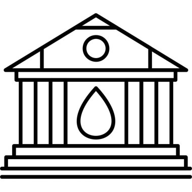 Çeşme vektör illüstrasyonu