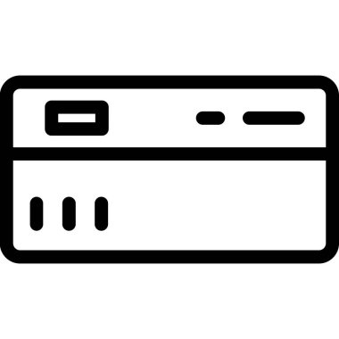 hafıza kartı simgesi vektör illüstrasyonu