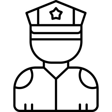 Polis memuru simgesi, taslak biçimi