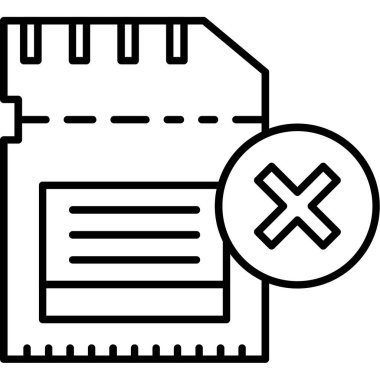 dosya belgesi vektör çizgisi tasarımı
