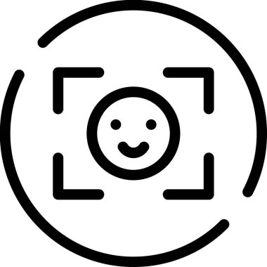 kamera simgesi vektör illüstrasyonu