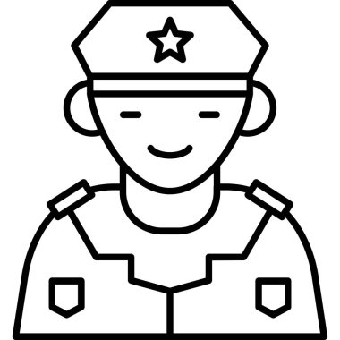 Askeri & savaş kategorisinde asker üniforması simgesi