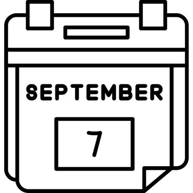 1 Eylül takvim simgesi