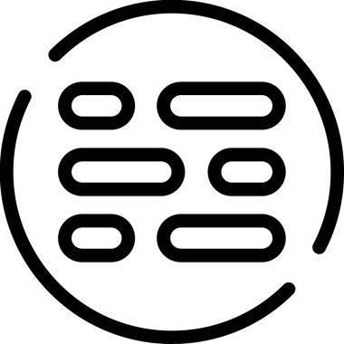 Modern bir simgenin vektör illüstrasyonu