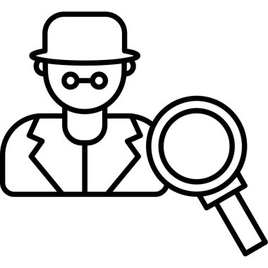 Ara. Web simgesi basit tasarım