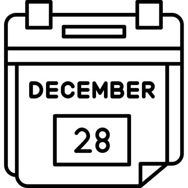 Aralık dizaynlı takvim