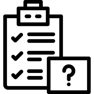 Denetim listesi simgesini, basit tarzı