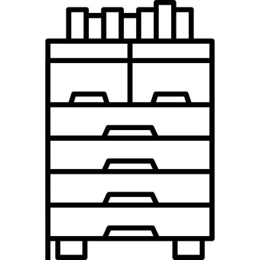 Bina. Web simgesi basit illüstrasyon