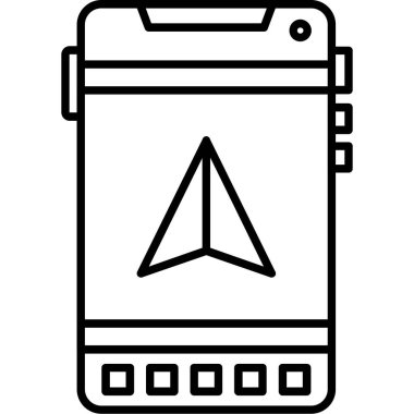 Cep telefonu vektör çizimi