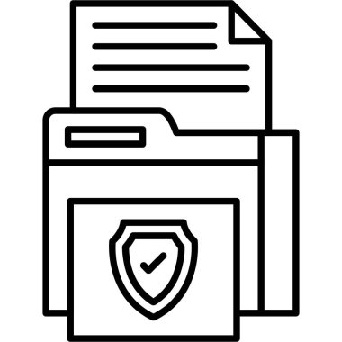 dizin web simgesi basit tasarım