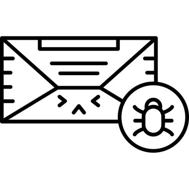 e-posta zarfında mektup mesajı