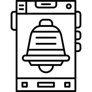 - Telefon. Web simgesi basit illüstrasyon