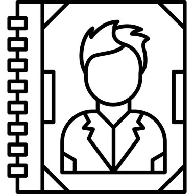 İş adamı ikonu. vektör illüstrasyonu