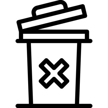 Çöp kutusu simgesi, özet biçimi