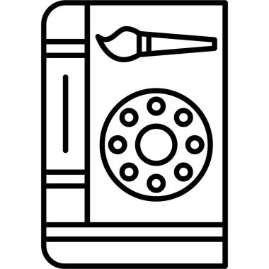 Modern eğitim ikonunun vektör illüstrasyonu