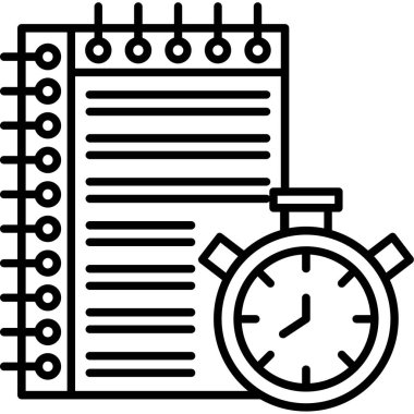 Zaman çizelgesi saat simgesi