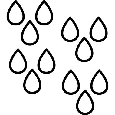 su damlası vektör simgesi