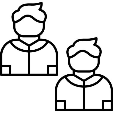 avatar insanlar ana hatlar biçiminde erkek simgesi