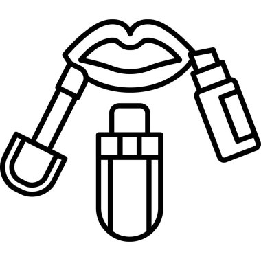 Ruj kutsal kişilerin resmi, vektör çizim