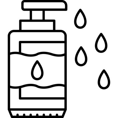 şişe simgesi vektör illüstrasyonu
