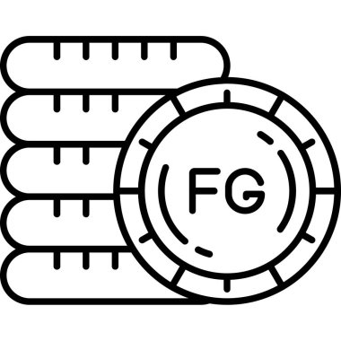 Futbol gol ikonu ana hat vektörü. Hedef gol. takım sporu