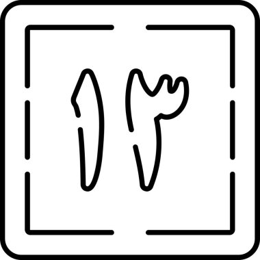 harita simgesi vektör illüstrasyonu