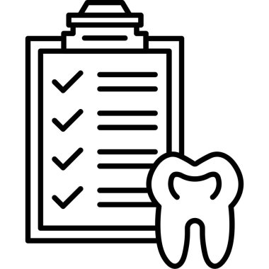 Diş sağlığı simgesi, özet biçimi
