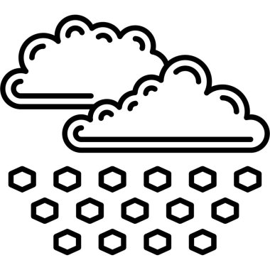 Bulut. Web simgesi basit tasarım