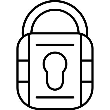 Kilit simgesi, taslak biçimi