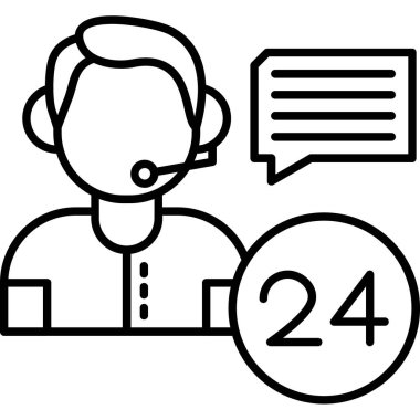 Çağrı merkezi destek simgesi