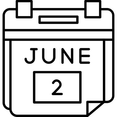 Takvim simgesi vektör illüstrasyonu