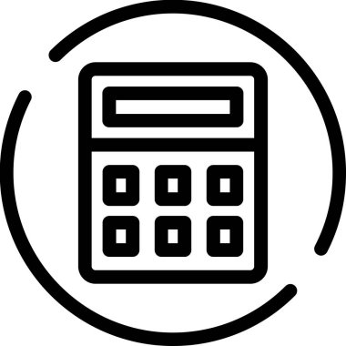 - Telefon. Web simgesi basit illüstrasyon