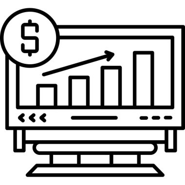 dolar ve ok satırlı bilgisayar ve doldurma biçimi